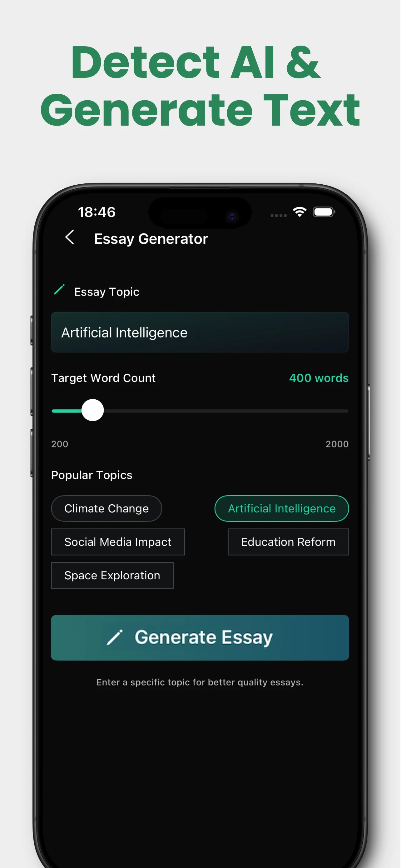 Zero-GPT Detector & Detect Al screenshot
